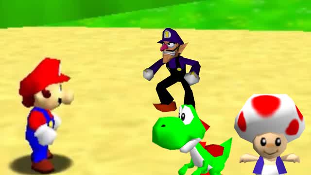 Super mario brothers super shorts episode 12 Super mario 64 online be like WEIRD!