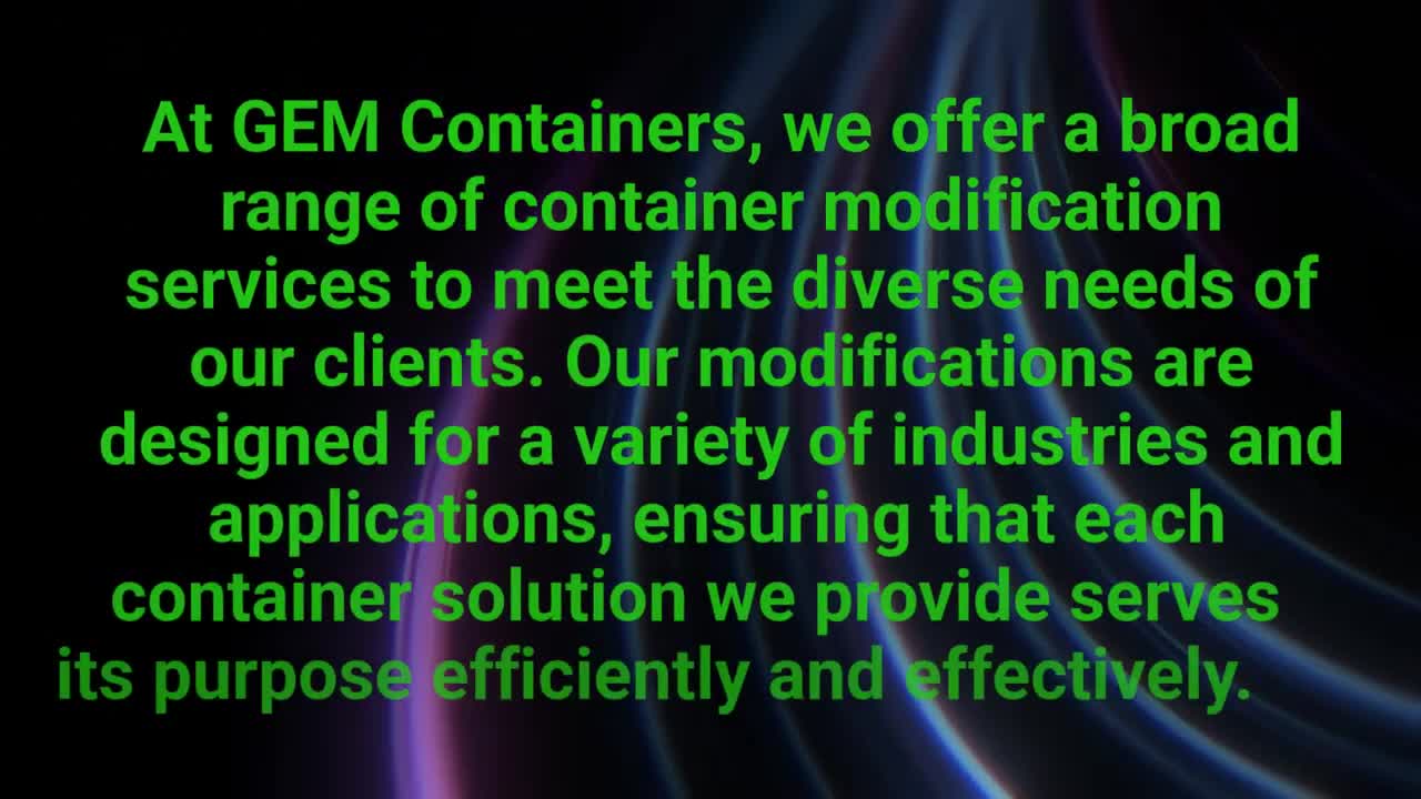 GEM Containers LLC - Container Modification in Miami, FL
