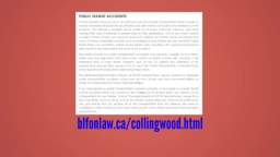 Liability Lawyer Collingwood ON - BLFON Personal Injury Lawyer (800) 258-4098