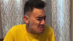 Christopher Badenov gets forced to eat pizza with mustard and ketchup on his birthday