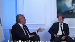 The interview of the President of Argentina, in which he stated that inflation itself is created in