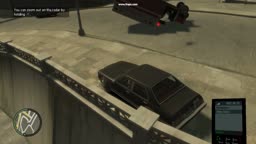 GTAIV Glitch:Upside down ambulance