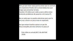 AVISO (VIDEO ACTUAL)