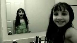 Creepy Grudge Ghost Girl in the Mirror!