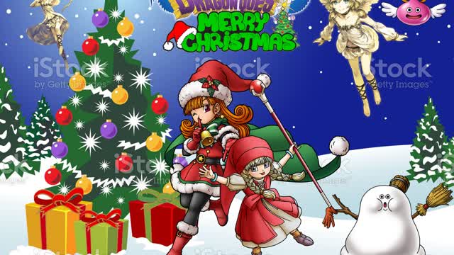 Dragon Quest Christmas - Princess Alena and Veronica Custom Wallpaper - Symphony of Angels