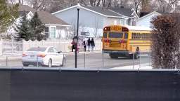 School bus - Recorded on January 18, 2023, from 3:32PM MT to 3:33PM MT