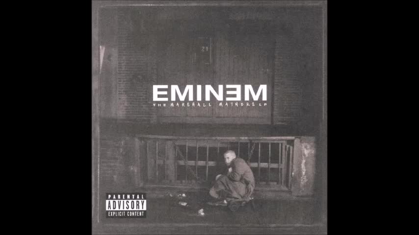 The marshall mathers lp but when theres a swear word, the songs skips