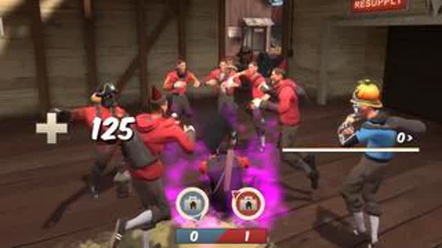 (TF2) Casual 2Fort server made me a tiny party for my birthday!