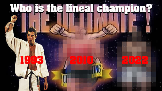 The UFC 1 Lineal Champion