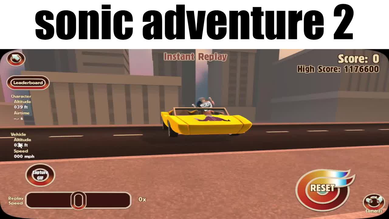 Sonic Adventure but Turbo Dismount