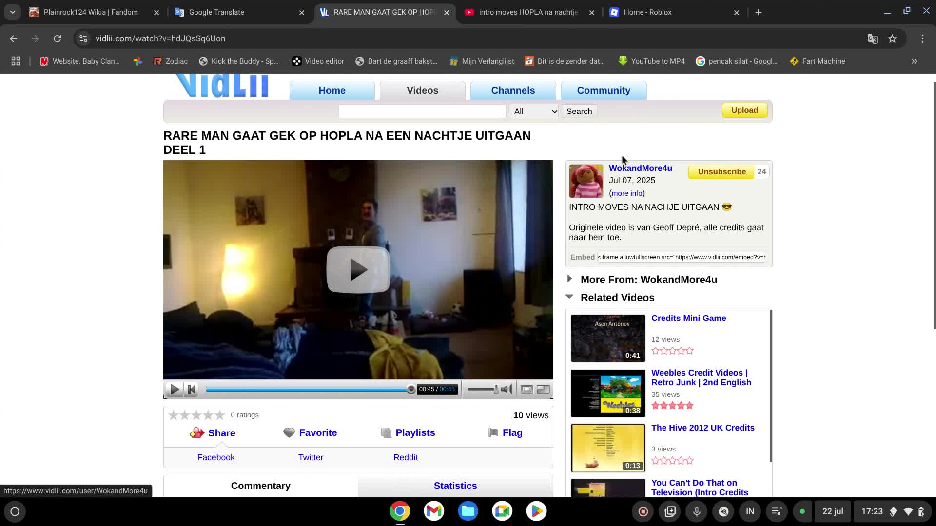 Reatievideo van Hopla
