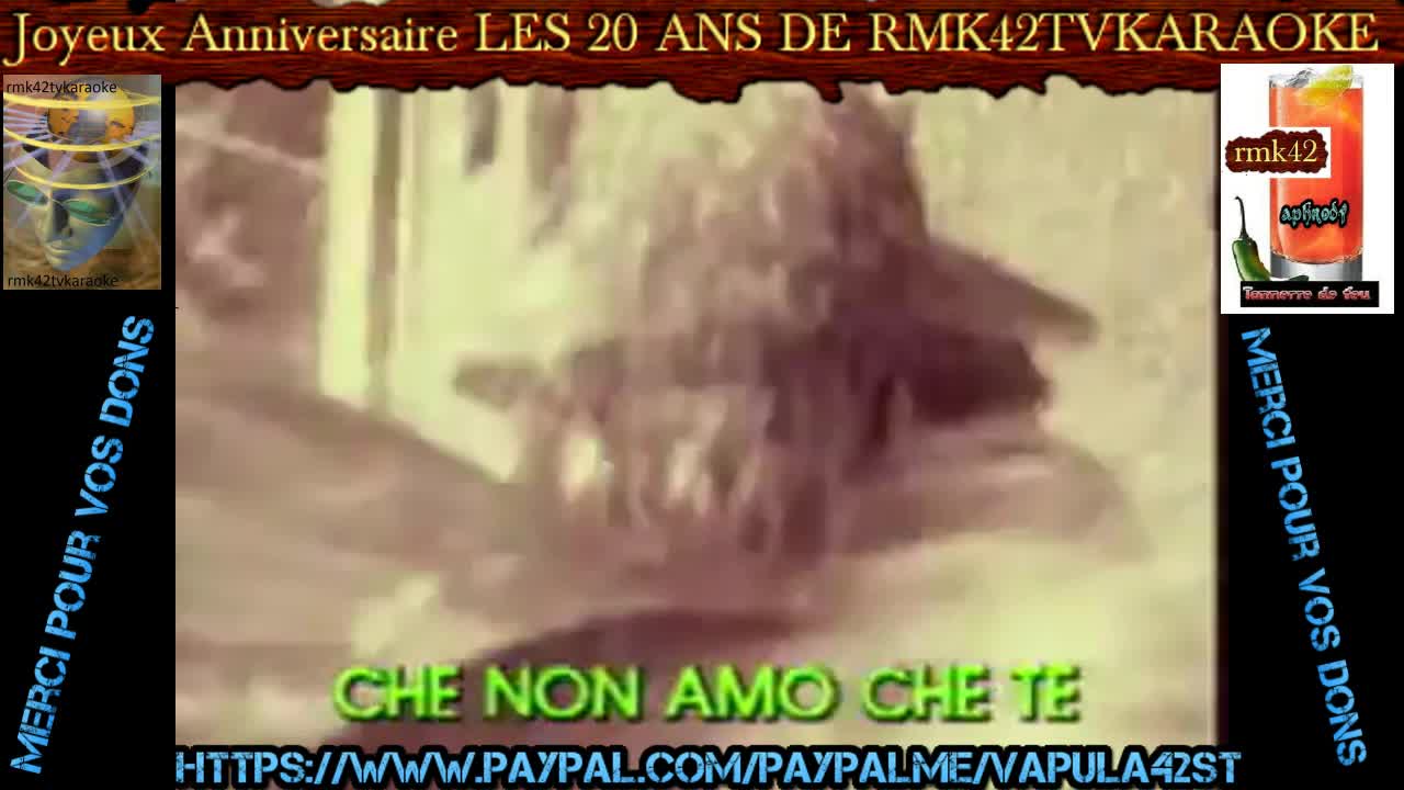 BOBBY SOLO  Una lacrima sul viso karaoke 2026 djmac-kinkikeuke  rmk42tvkaraoke