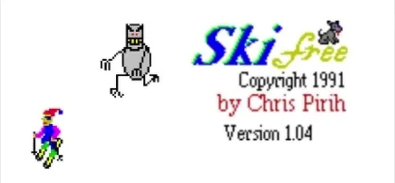 DOWN THE MOUNTAIN (SkiFree ’91 Anthem)