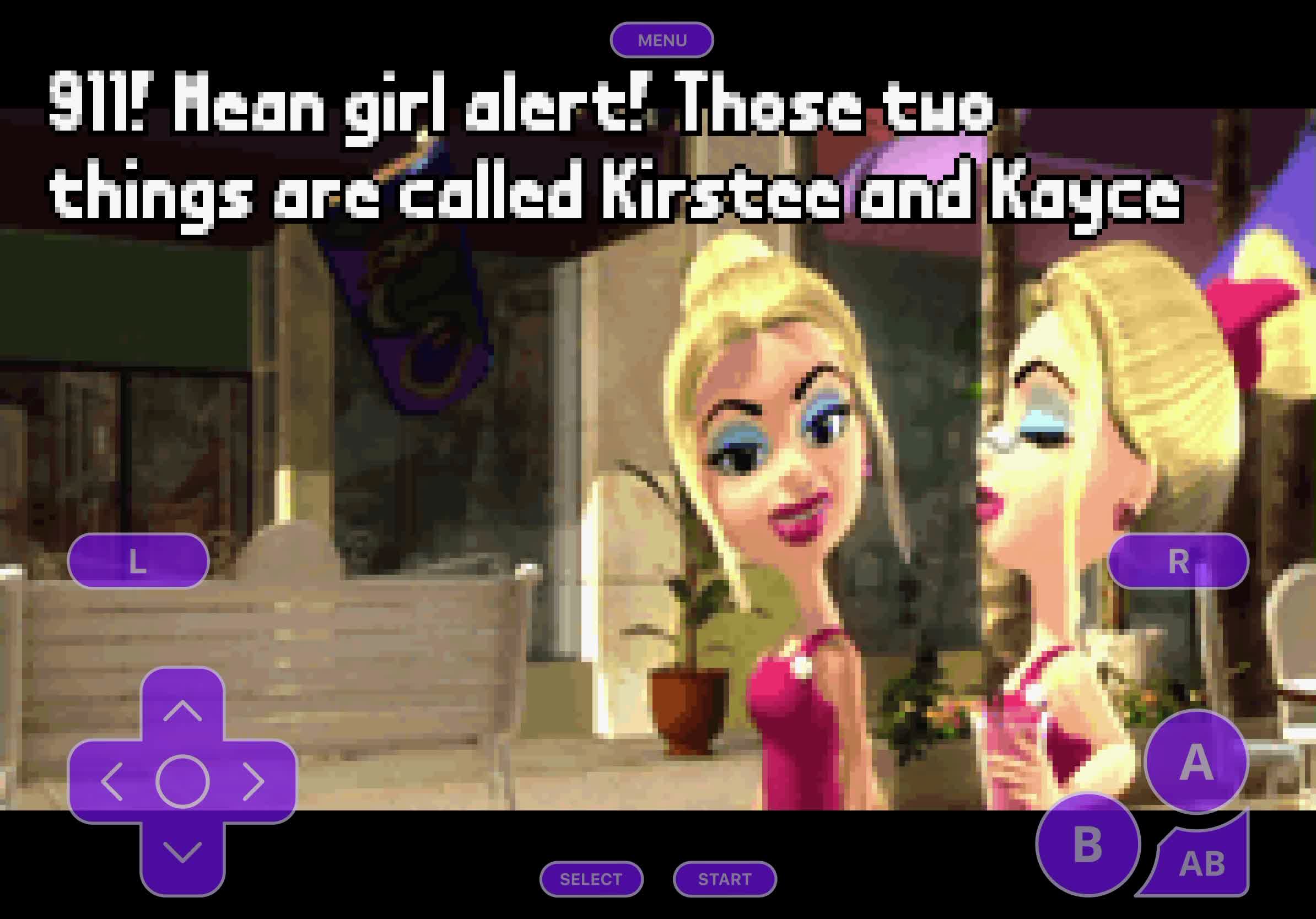 Playing Bratz Rock Angelz for the GBA because I can