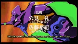 Evangelion opening on Sega Mega CD
