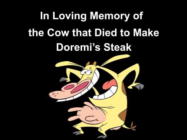 YouTube Poop： Doremi Successfully Eats Steak [SoQ7zcWfuO0]