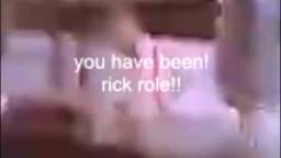 You have been rick role!!1!1!1!1!