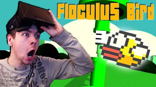 BECOME THE FLAPPY BIRD | Floculus Bird with the Oculus Rift