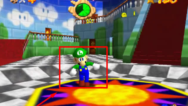 como desblokiar a luigi en mario 64 (100% real)