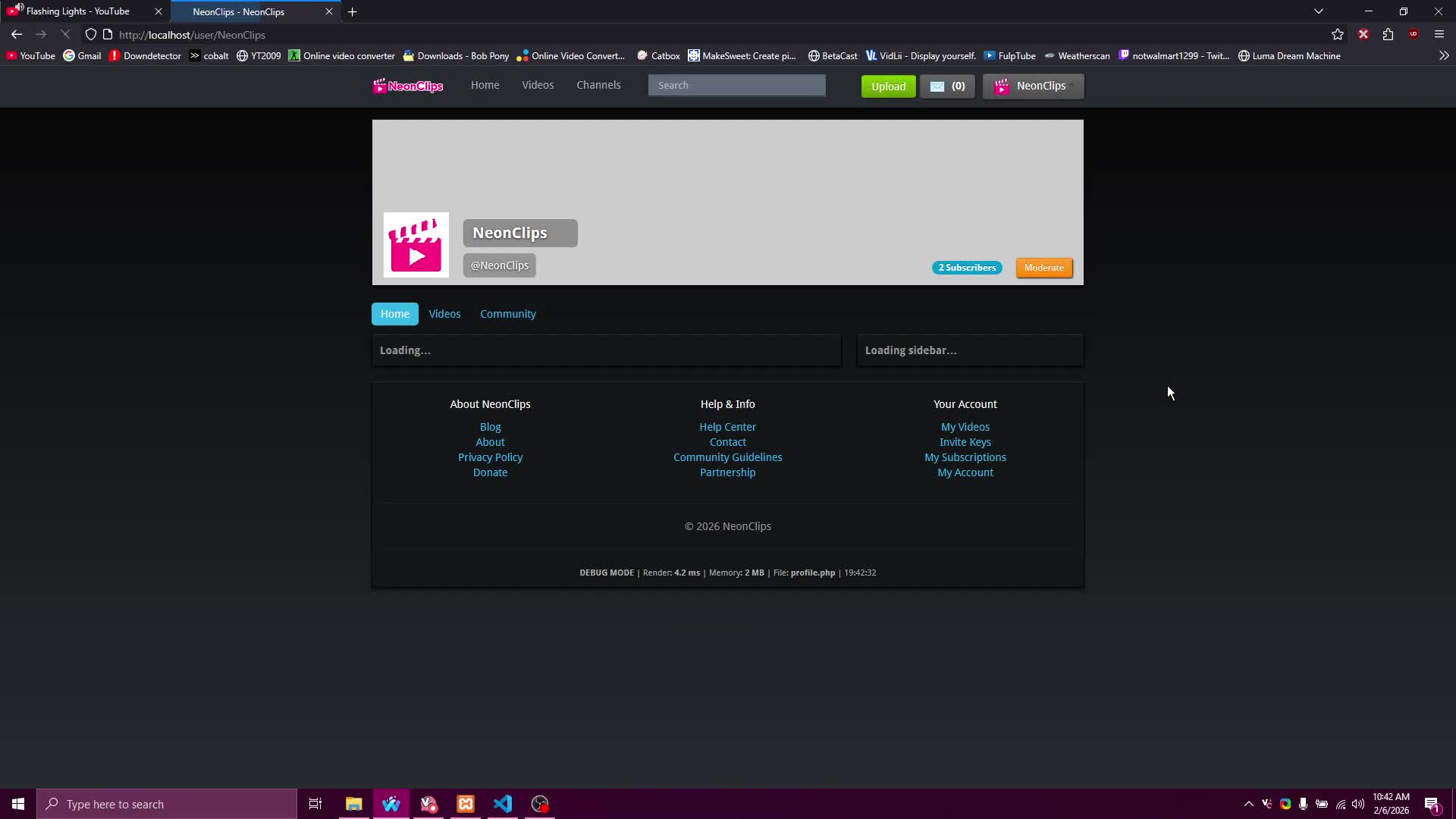 NeonClips Channel Page Update 2026-02-06 10-42-23