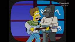 Homero Cantando el Op de Bocchi Rock Japones