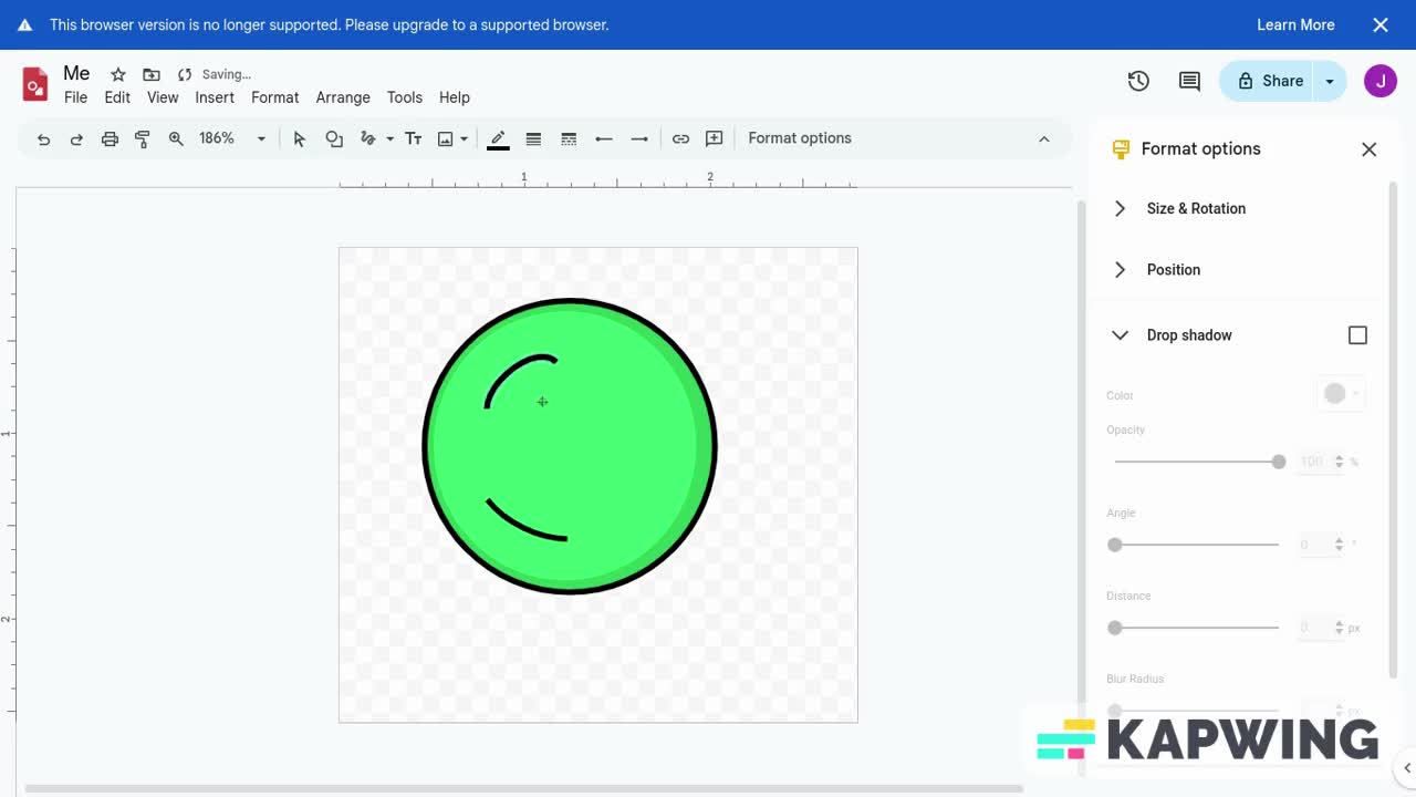 Drawing myself in google drawings speedpaint