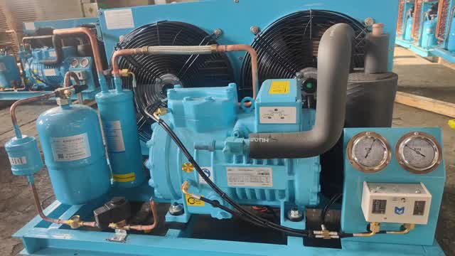 Zhejiang Briliant two cylinder industrial semi-hermetic refrigeration compressors