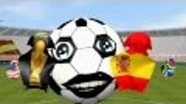 World Cup 2010 - Wavin  Flags & Singing Soccerballs - Animated Clip 1920x1080 75FPS