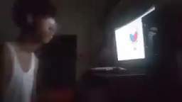 Guy shoots his computer LOL!