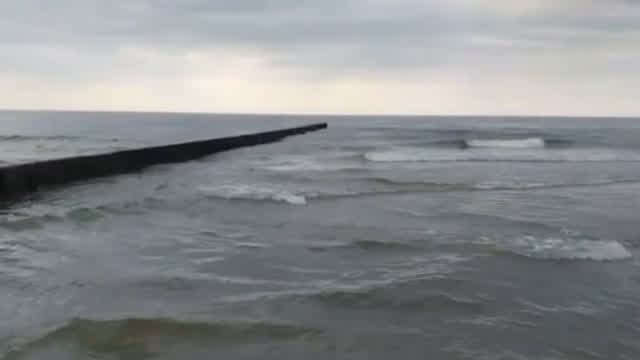 being sad by the sea