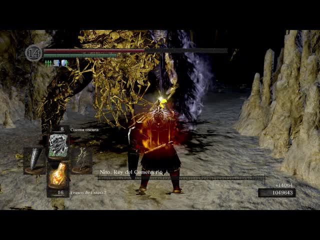 Pelea contra Nito Dark Souls