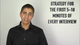 063 Strategy for the First 5-10 Minutes of Every Interview