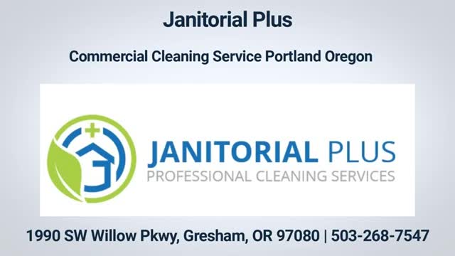 Commercial Cleaning Services in Portland Oregon | Janitorial Plus