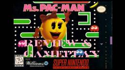 Ms. Pac-Man (Super Nintendo) Review And Gameplay (On My Other Channel)