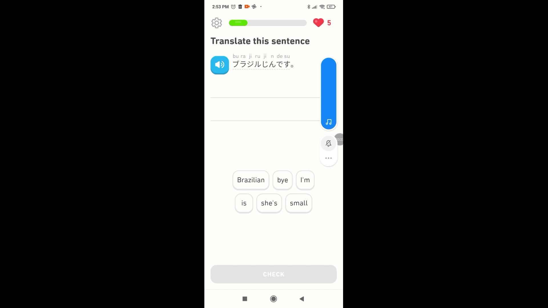 Doulingo on phone