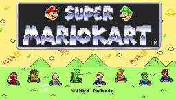 Super Mario Kart (Menu)