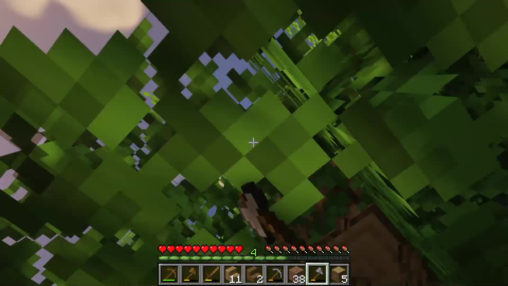 Minecraft Longplay Episode 1 - Exploration, Resource Gathering, and Starter Build (No Commentary) - 