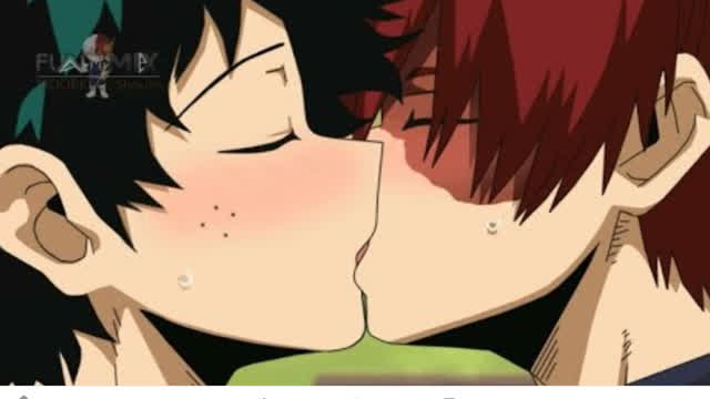 Todoroki x Midoryia Kiss | Kirishima x Bakugo Kiss | My Hero Academia