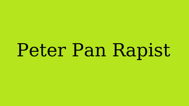 [TomServo3 Remake] How to pronounce "Peter Pan Rapist"