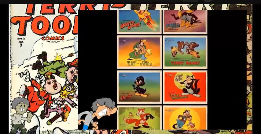 Los TerryToons, el Ganso Gandy y la Segunda guerra mundial - Loquendo (remasterización)