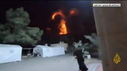 The moment of the Israeli bombing at an Indonesian hospital in Gaza