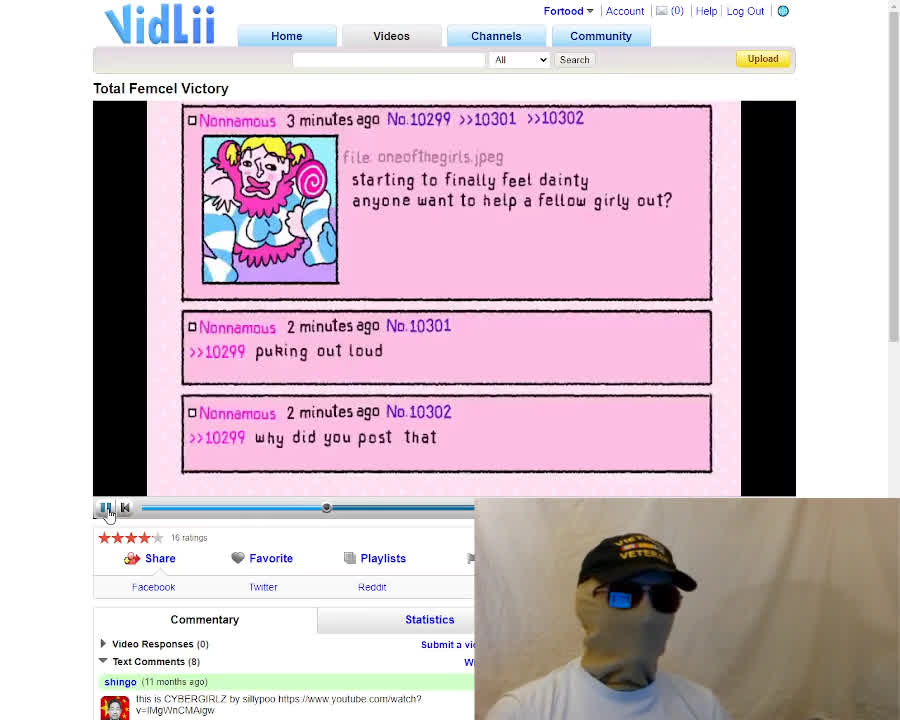 CYBERGIRLZ/TOTAL FEMCEL VICTORY RXN + COMPLAINING ABOUT TRANNIES