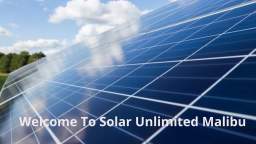 Solar Unlimited - #1 Solar System Installation in Malibu, CA
