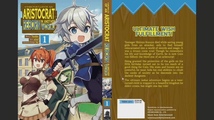 Chronicles Of An Aristocrat Reborn In Another World Volume 1 Review