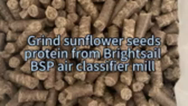 Sunflower seeds protein air classifier mill