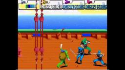 Teenage Mutant Ninja Turtles: Turtles in Time - Attract Mode - Arcade Gameplay