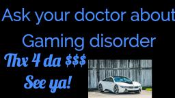 Gaming Disorder Awareness Commercial