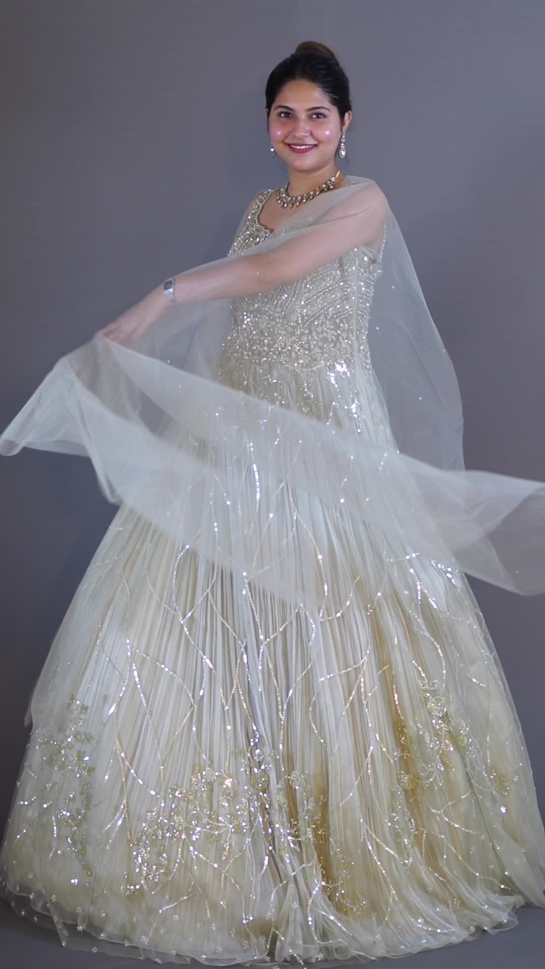 Stunning Ceremonial Western Gown