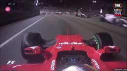 Lazy Sebastian Brisman crashes his Ferrari SF70H on his birthday