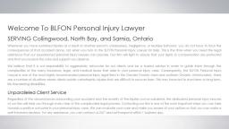 A Personal Injury Lawyer North Bay - BLFON Personal Injury Lawyer (800) 596-0743